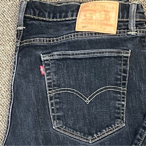 Levi's Black Straight Jeans Classic Fit W36 L32 - Picture 9 of 9